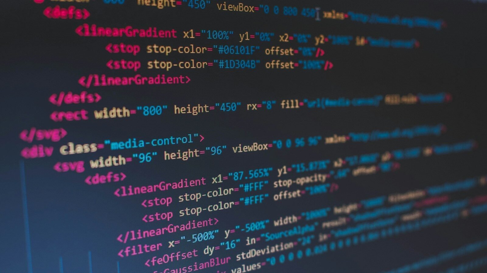 lines of HTML codes